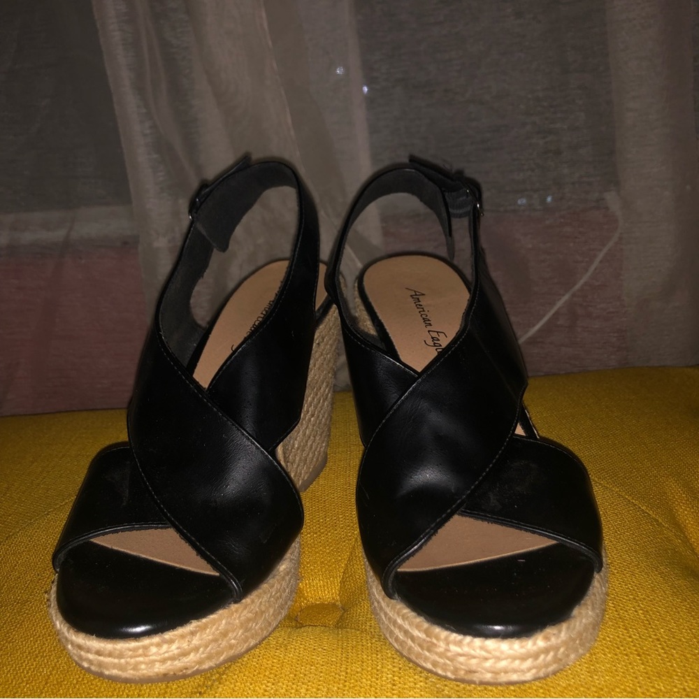 American Eagle wedge heels